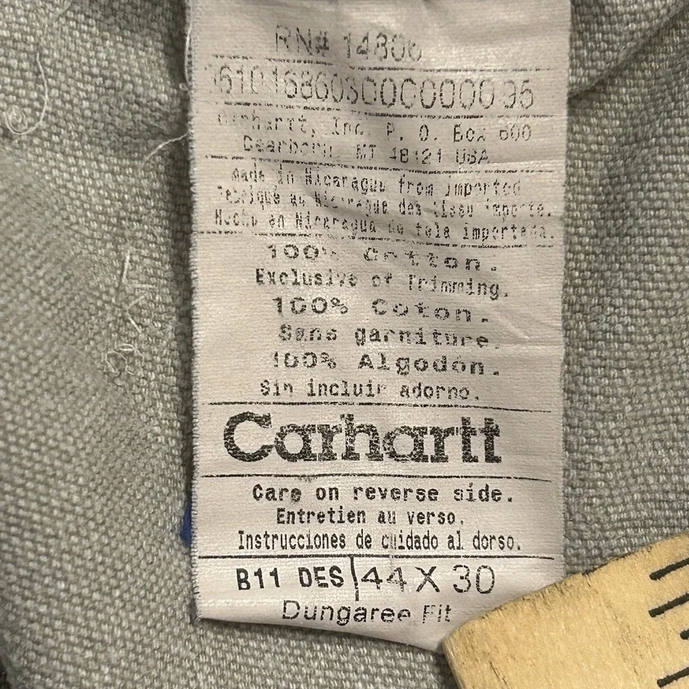 Carhartt canvas carpenter